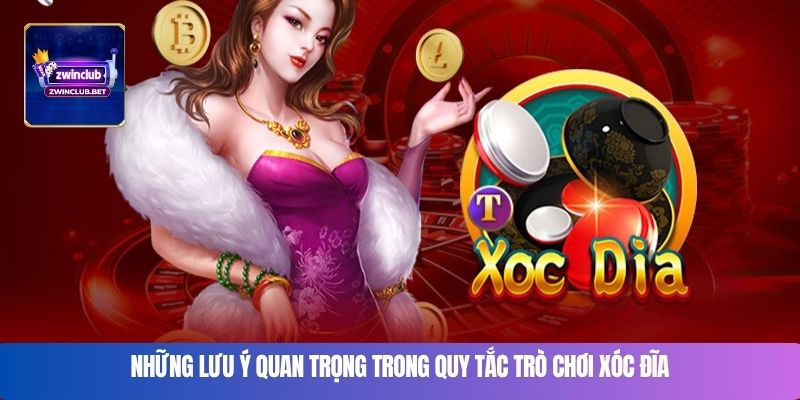 Những lưu ý quan trọng trong quy tắc trò chơi xóc đĩa