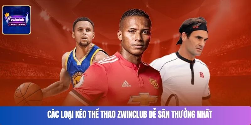 Các loại kèo thể thao Zwinclub dễ săn thưởng nhất